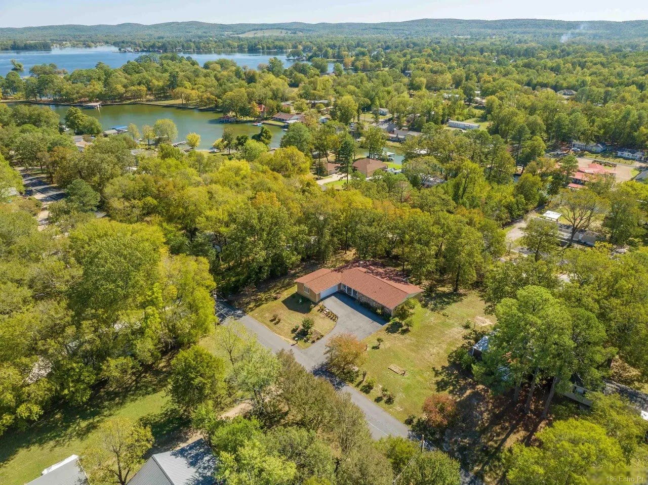 From above — house and shop lot